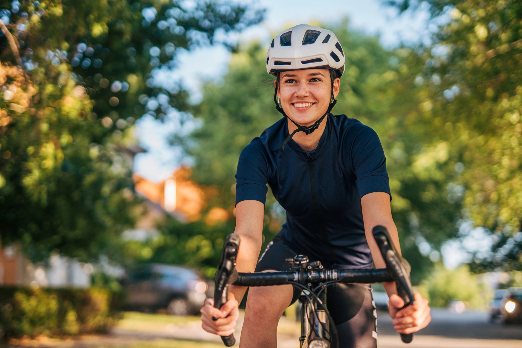cyclist portrait, Avery Carter