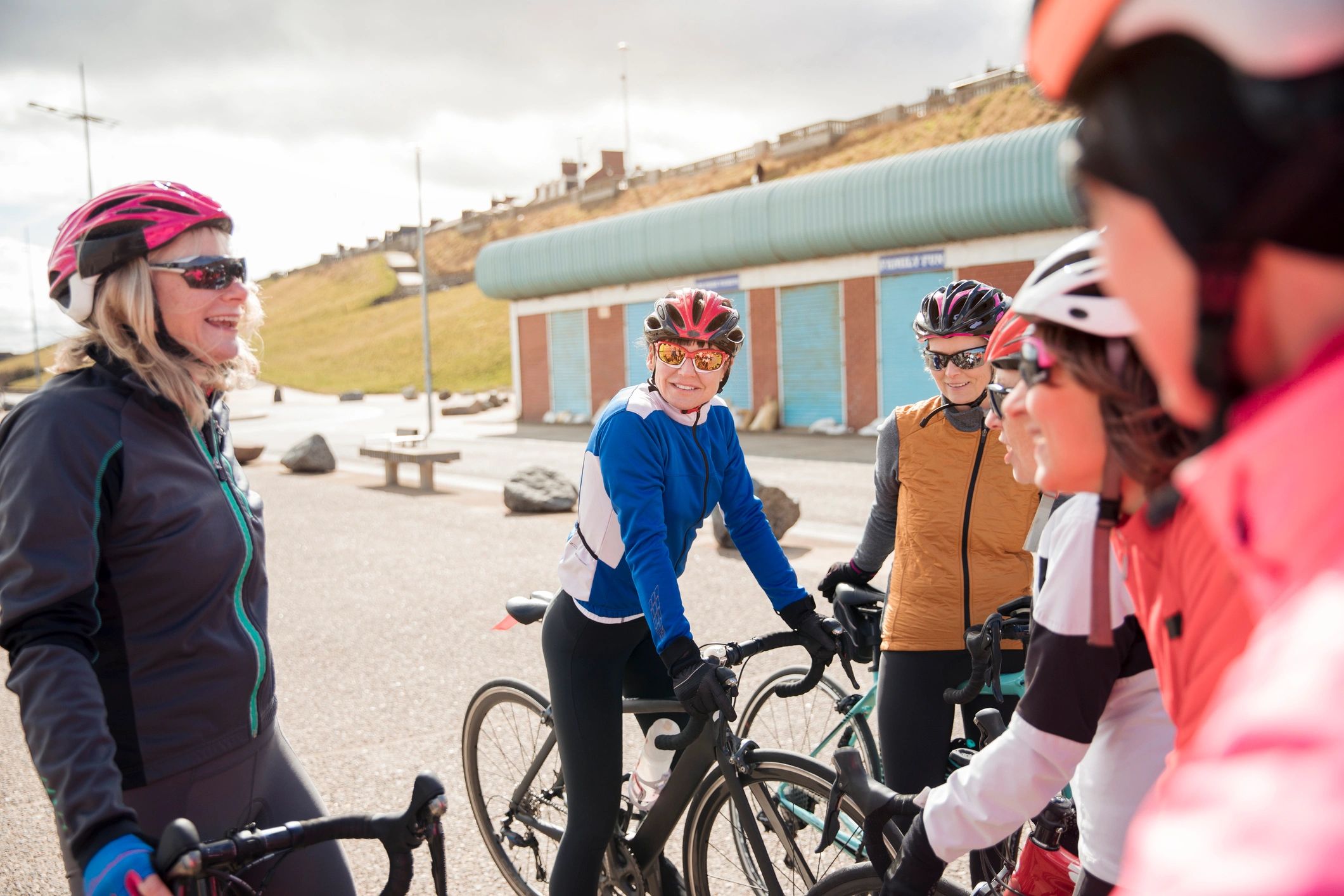 cycling club members